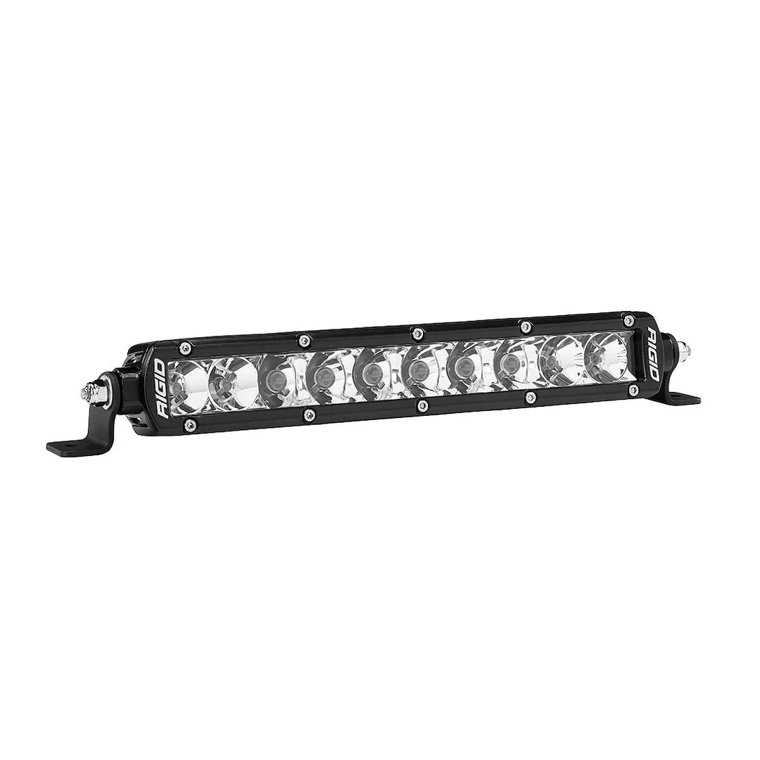 910313 – RIGID IND Light Bar, LED 10 Inch Length 10 Clear Bulb 60 Watt/ 4.29 Amp Draw Spot/ Flood Combo Beam 7920 Raw...